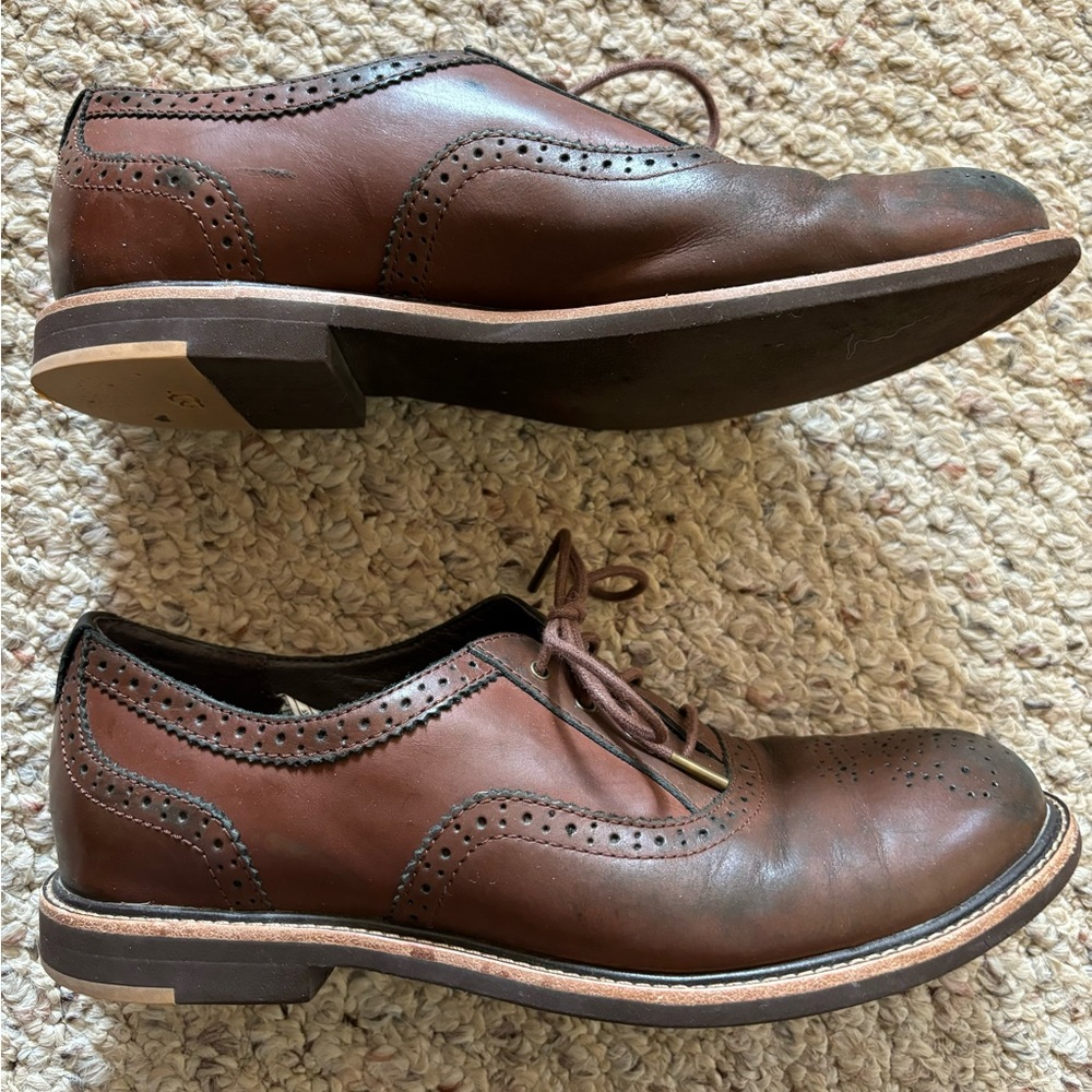 UGG Brown Leather Oxfords